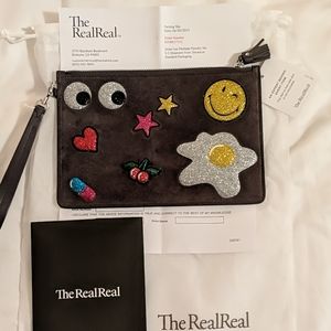 Anya Hindmarch ALL Over Stickers Clutch